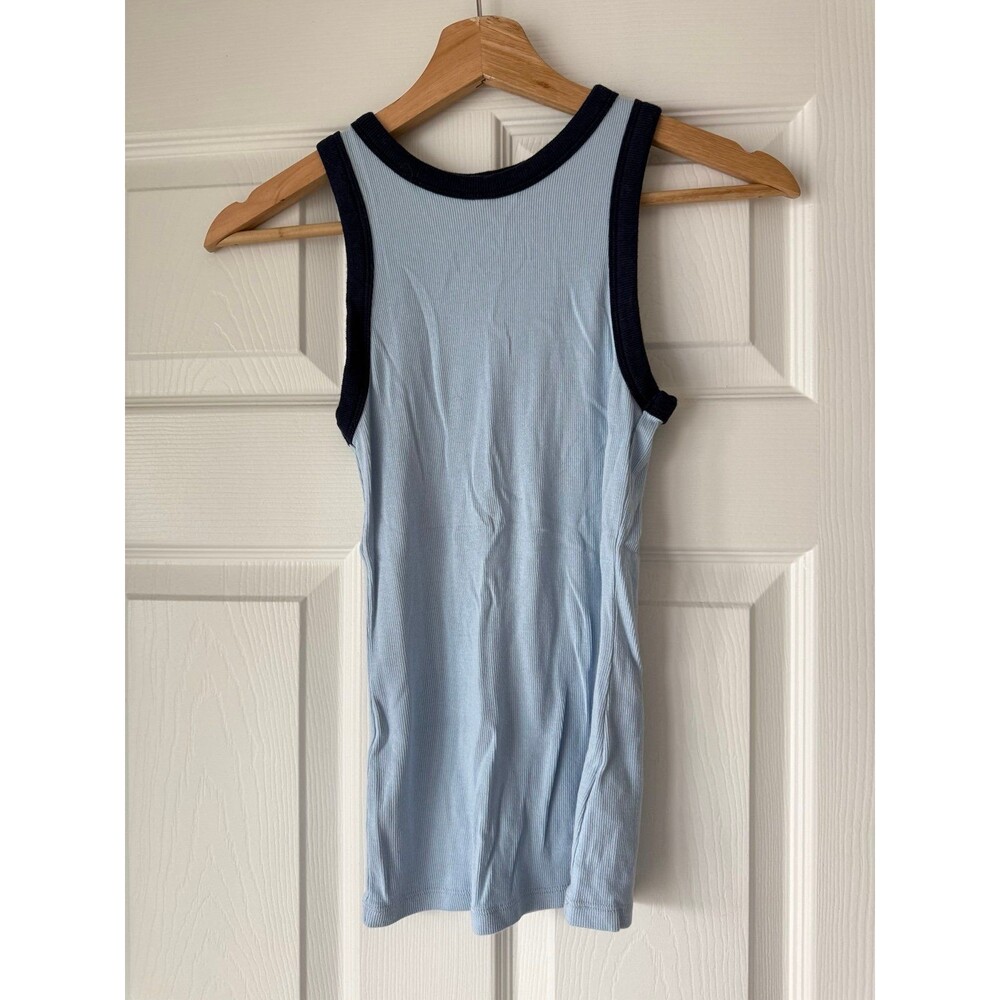 two tone blue tank